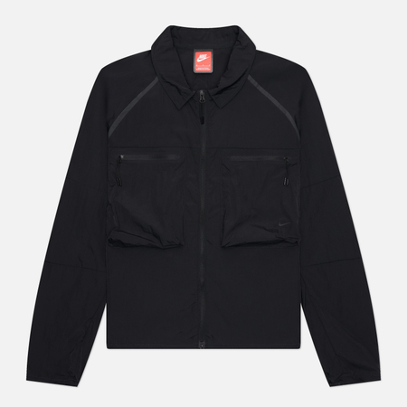 Мужская рубашка Nike Tech Utility Overshirt, цвет чёрный