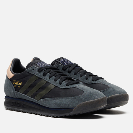 Мужские кроссовки adidas Originals SL 72 RS, цвет чёрный, размер 44 EU