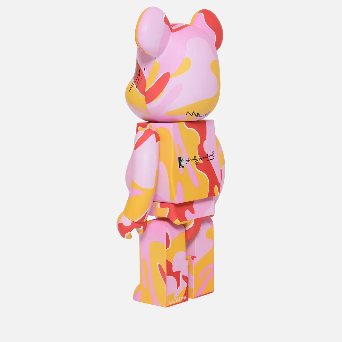 Medicom Toy Игрушка Bearbrick Andy Warhol Camo Pink 1000%