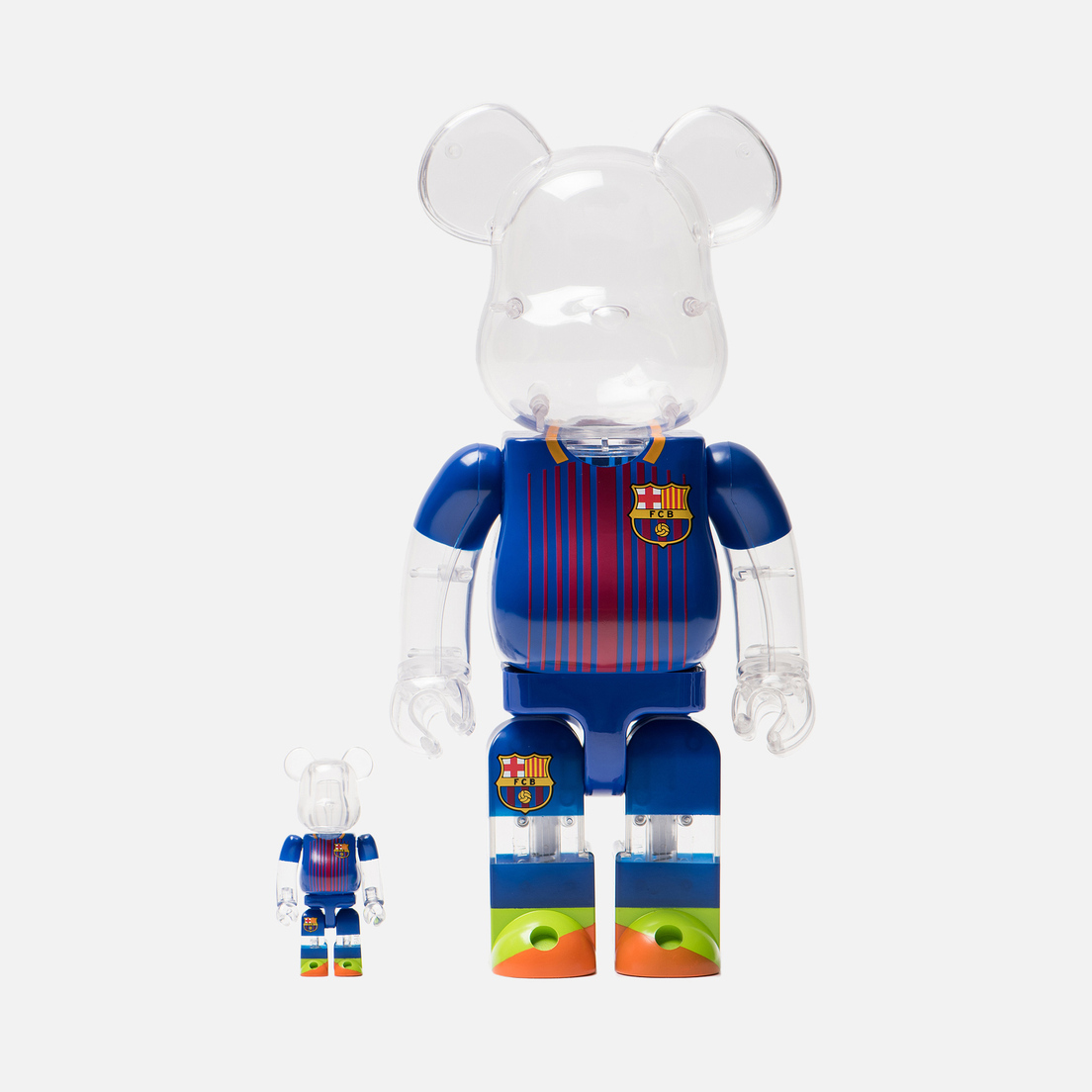 Medicom Toy Игрушка Bearbrick FC Barcelona Set 100% & 400%