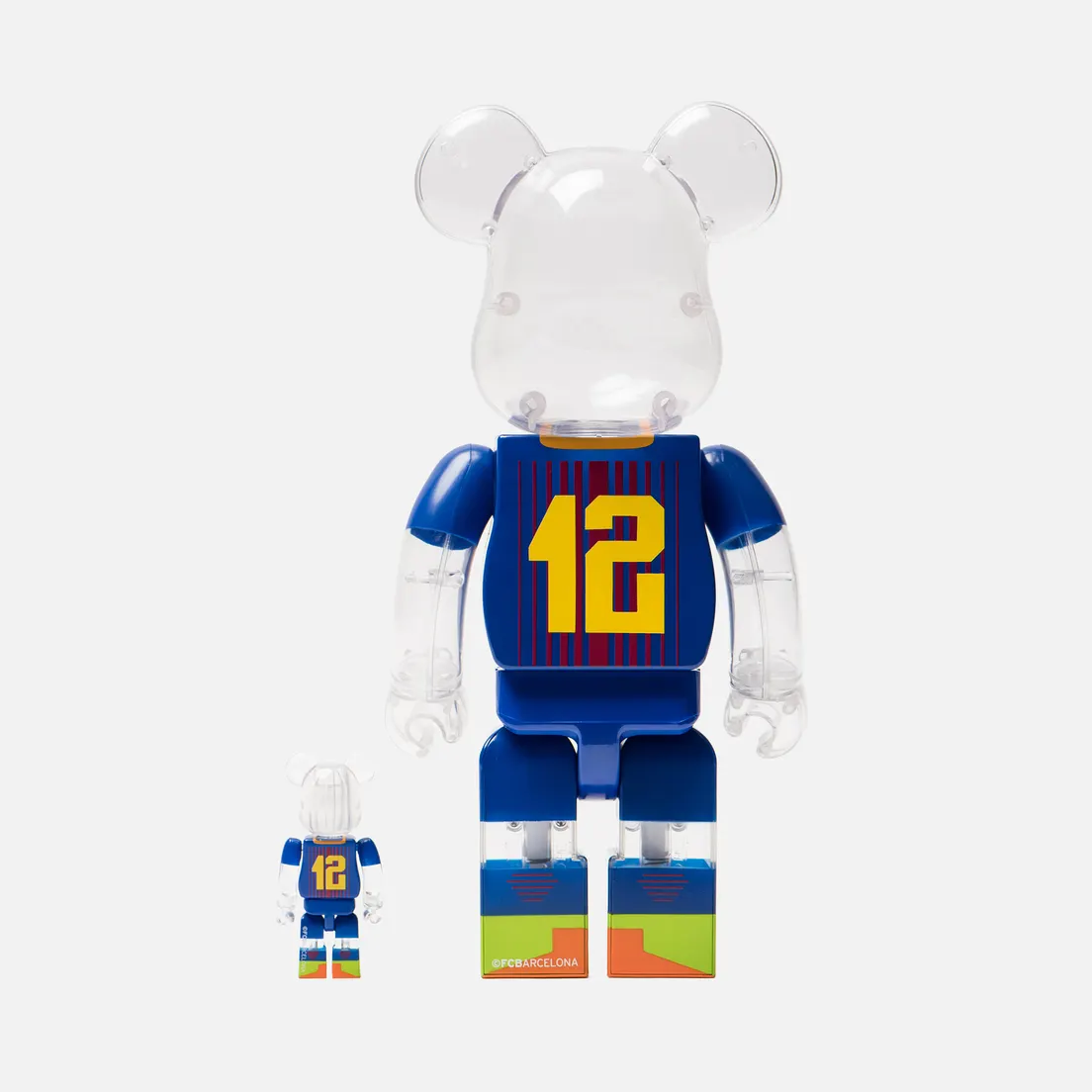 Medicom Toy Игрушка Bearbrick FC Barcelona Set 100% & 400%