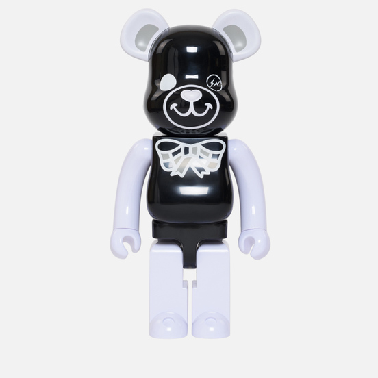 Игрушка Medicom Toy Bearbrick Freemasonry x Fragmentdesign Black 1000%