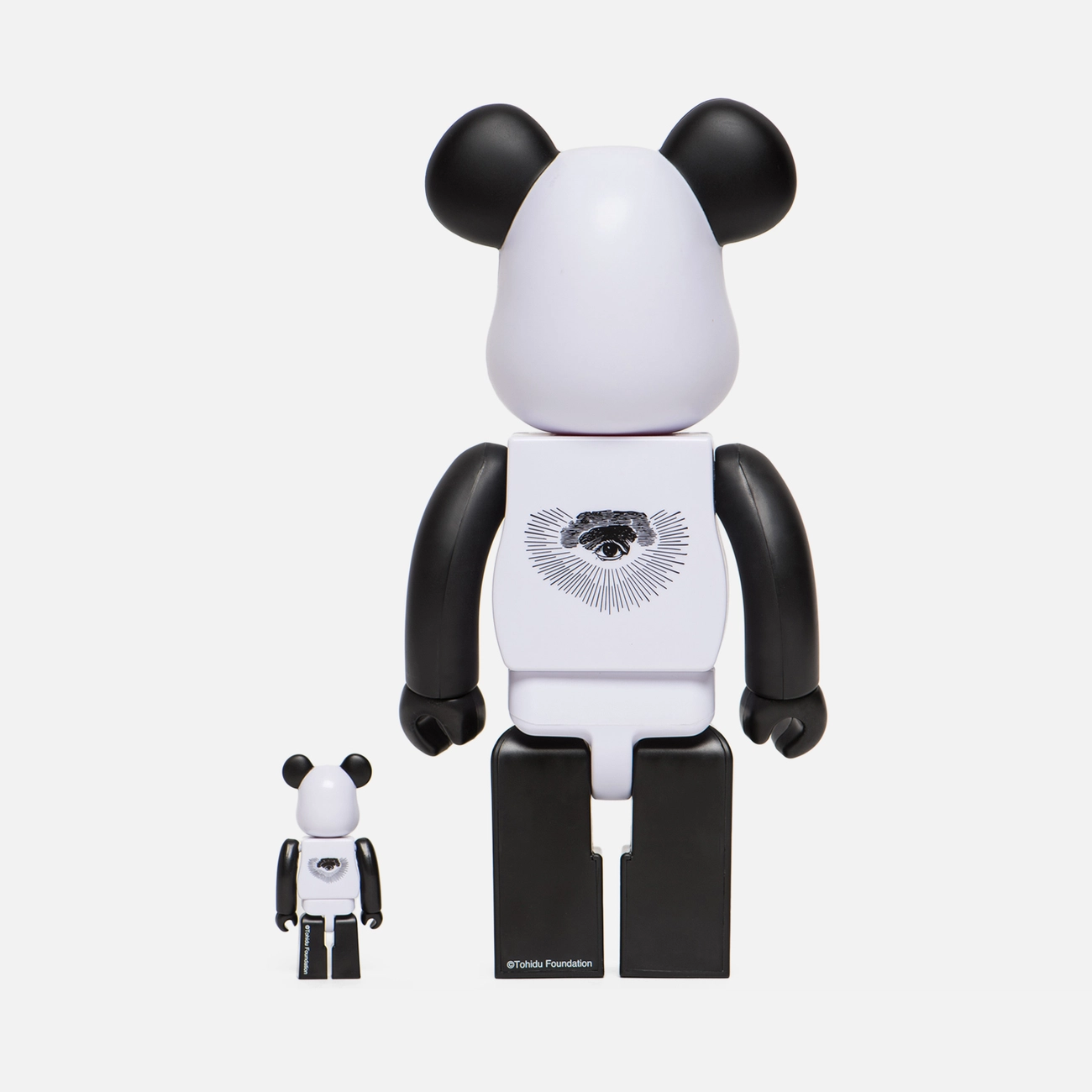 BE@RBRICK FREEMASONRY fragment 100％400%白 Игрушка Medicom Toy Freemasonry x Frag.design W 100% & 400%, MDM