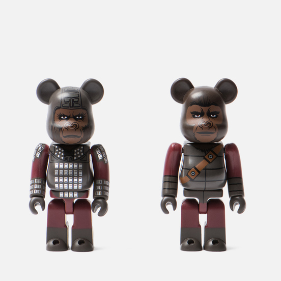 Игрушка Medicom Toy Bearbrick General Ursus & Soldier Ape 2-Pack 100%