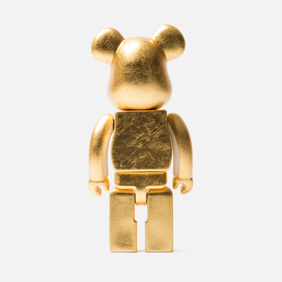 Игрушка Medicom Toy Bearbrick Kutani Kanazawa Gold Leaf 400%