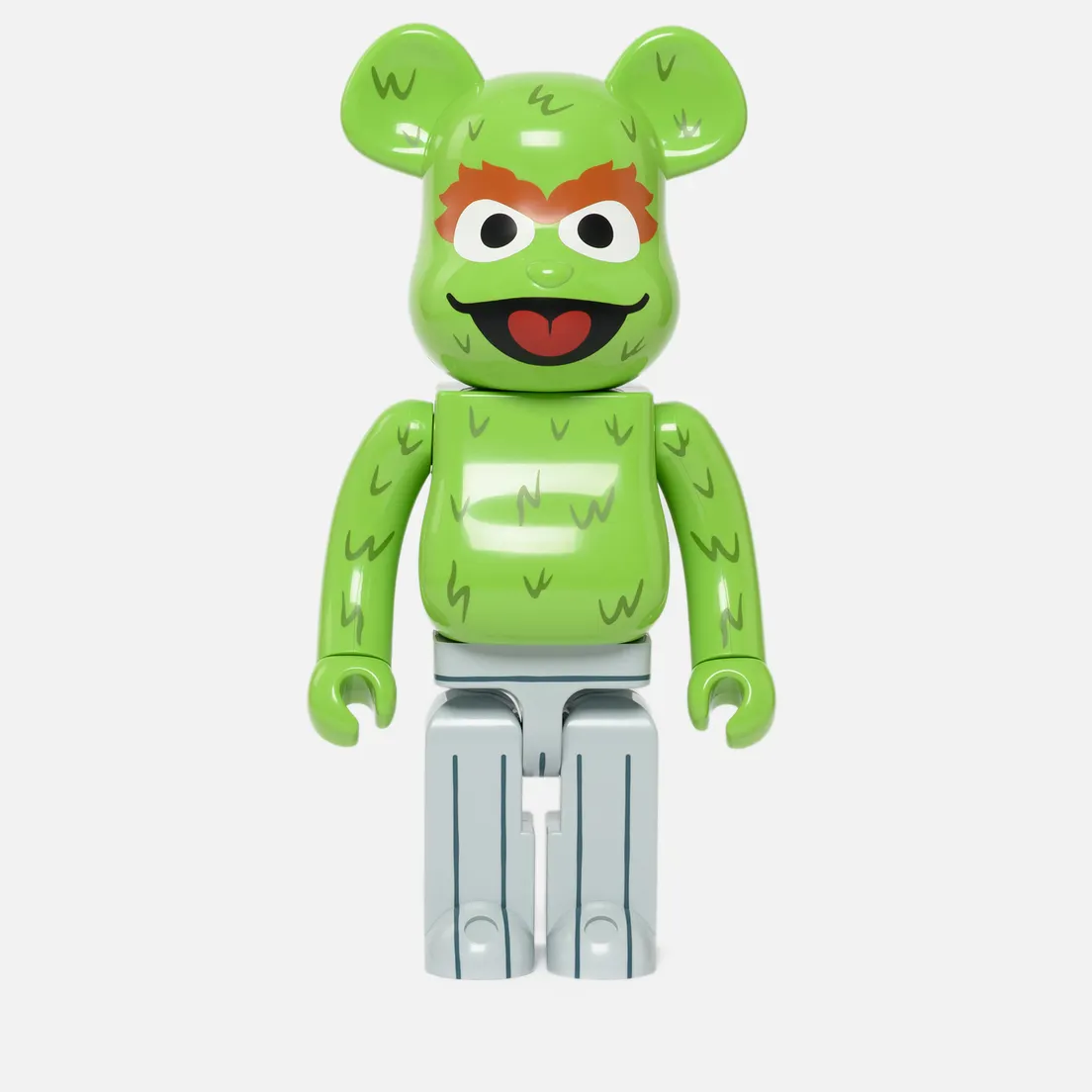 Medicom Toy Игрушка Bearbrick Oscar The Grouch 1000%