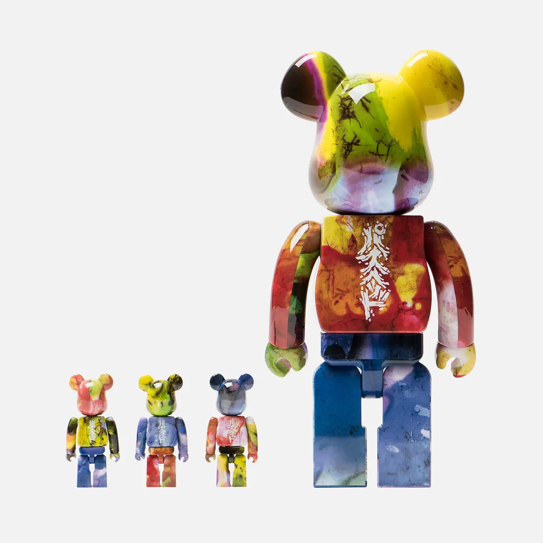 Medicom Toy Игрушка Bearbrick Pushead 4 pcs Set 100% & 400%