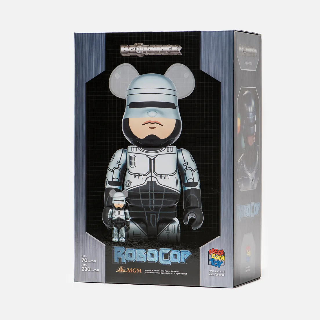 Medicom Toy Игрушка Bearbrick Robocop Set 100% & 400%