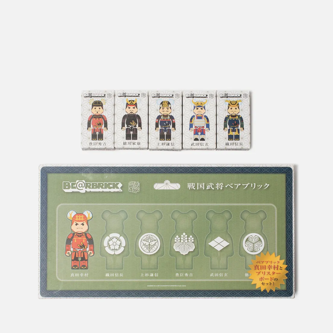 Medicom Toy Набор игрушек Bearbrick Sengoku Warlords 6pcs 100%