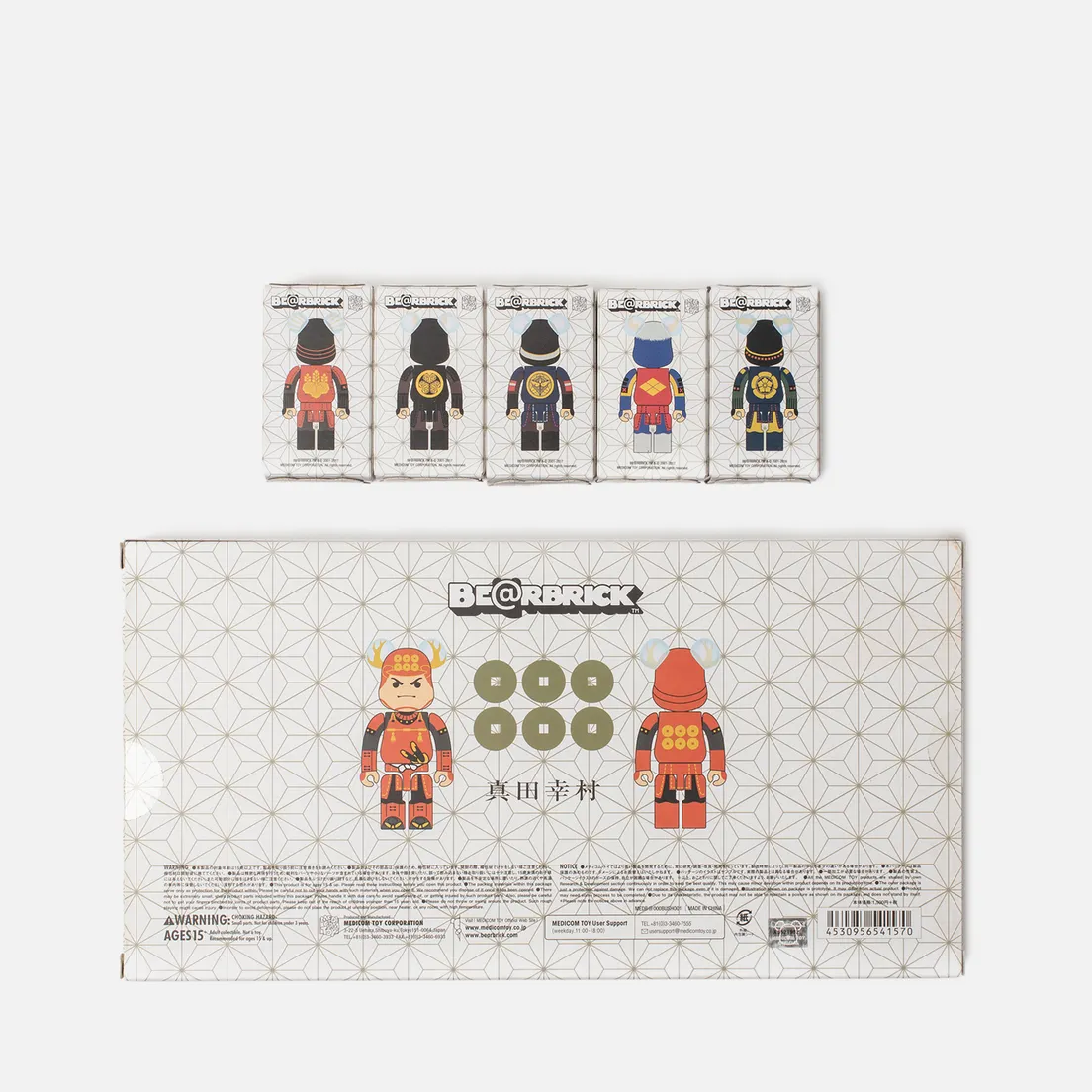 Medicom Toy Набор игрушек Bearbrick Sengoku Warlords 6pcs 100%