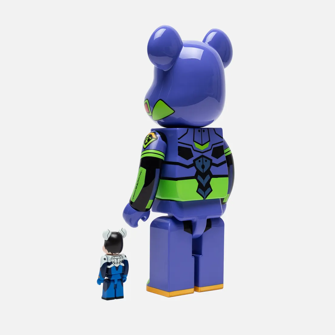 Medicom Toy Игрушка Bearbrick Ikari 100% & Evangelion 400%