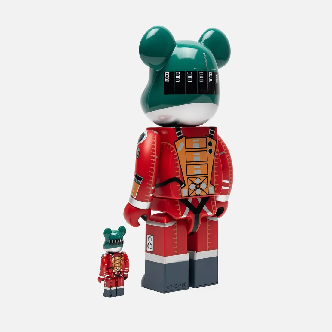 Medicom Toy Игрушка Space Suit Green & Orange 100% & 400%