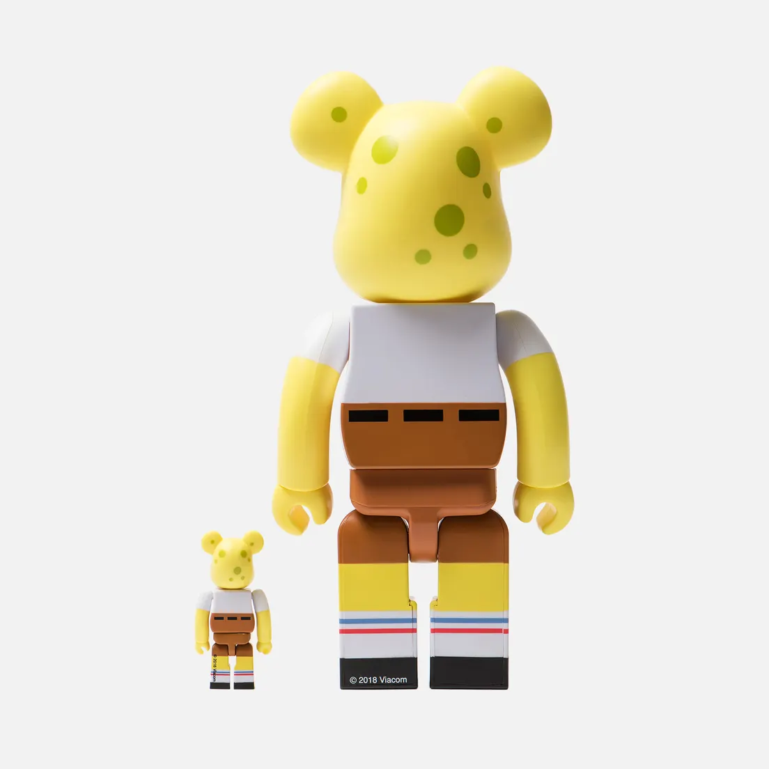 Medicom Toy Игрушка Bearbrick Sponge Bob 100% & 400%