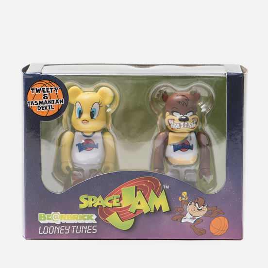 Игрушка Medicom Toy Bearbrick Tweety & Tasmanian Devil 2-Pack 100%