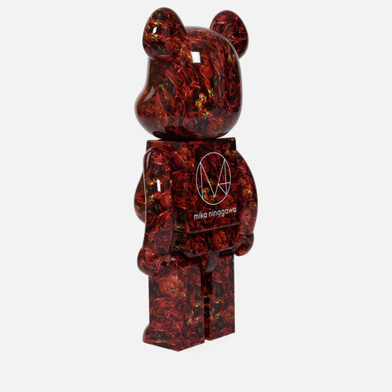 Игрушка Medicom Toy Bearbrick x Mika Ninagawa Leather Rose 1000%