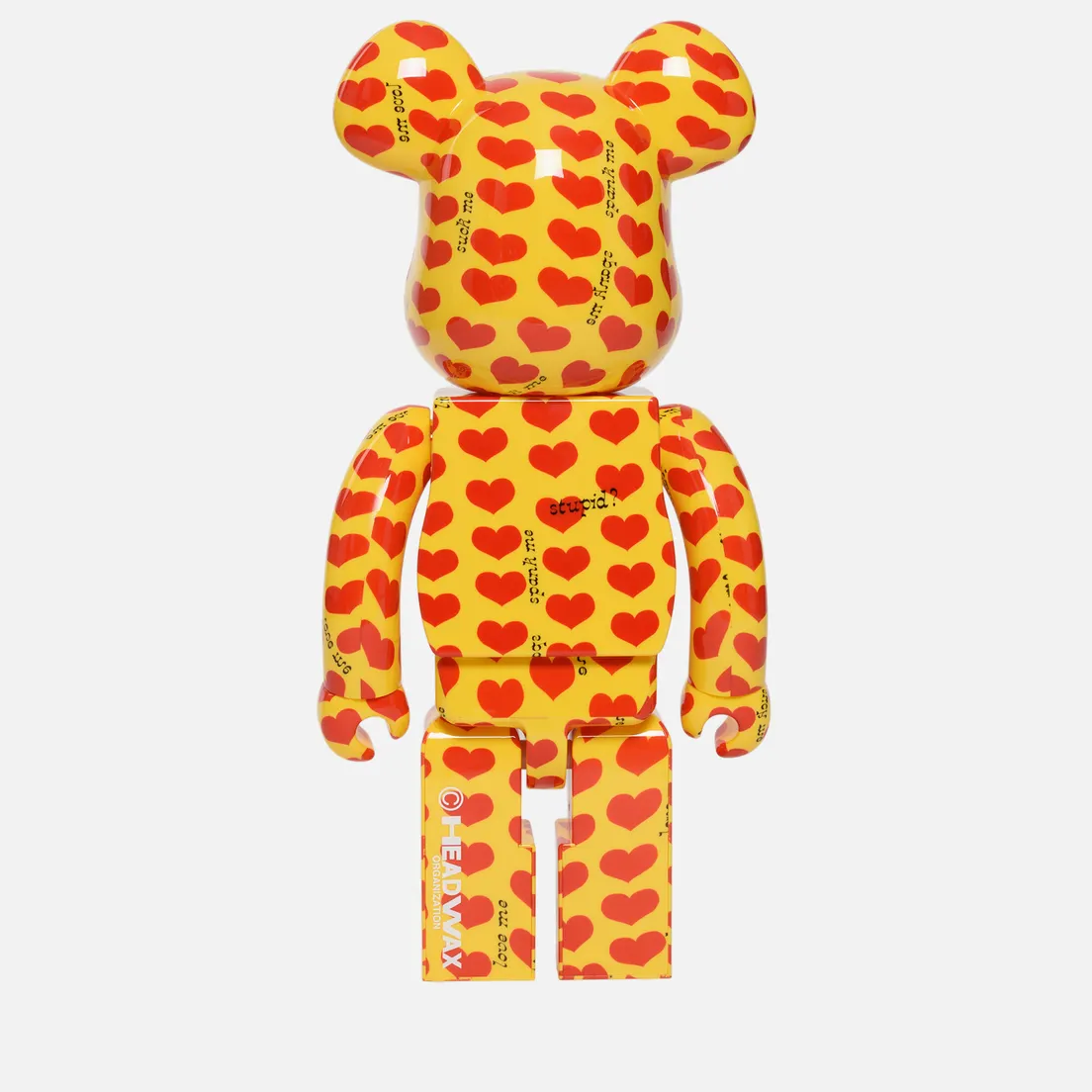 Medicom Toy Игрушка Bearbrick Yellow Heart 1000%