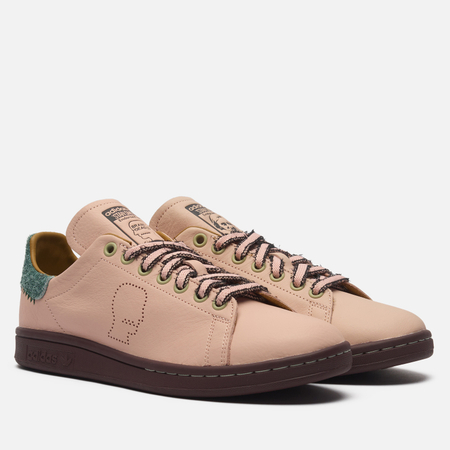 Мужские кроссовки adidas Originals x Brain Dead Stan Smith, цвет розовый, размер 44 EU