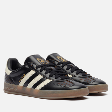 Кроссовки adidas Originals Gazelle Indoor, цвет чёрный, размер 37.5 EU