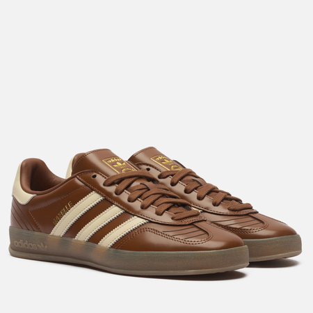 Кроссовки adidas Originals Gazelle Indoor, цвет коричневый, размер 37.5 EU