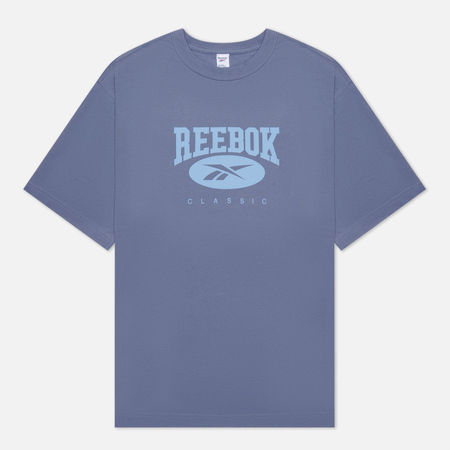 Мужская футболка Reebok Archive Essentials Big Logo, цвет синий, размер S - фото 1