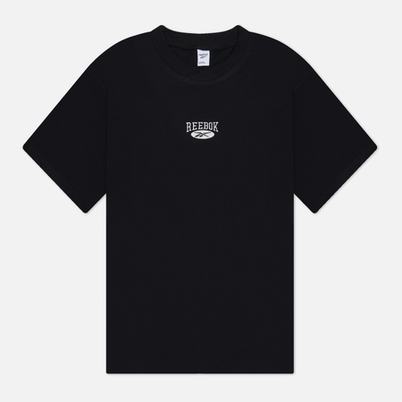 Женская футболка Reebok Classics Relaxed Fit Logo, цвет чёрный, размер S - фото 1