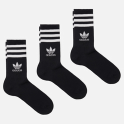 adidas Originals Комплект носков 3-Pack Mid-Cut Crew