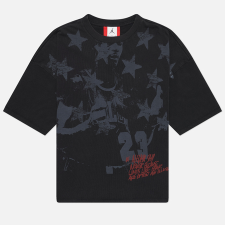 Мужская футболка Jordan Energy InHouse Fear Star 23 Heavyweight Graphic, цвет чёрный