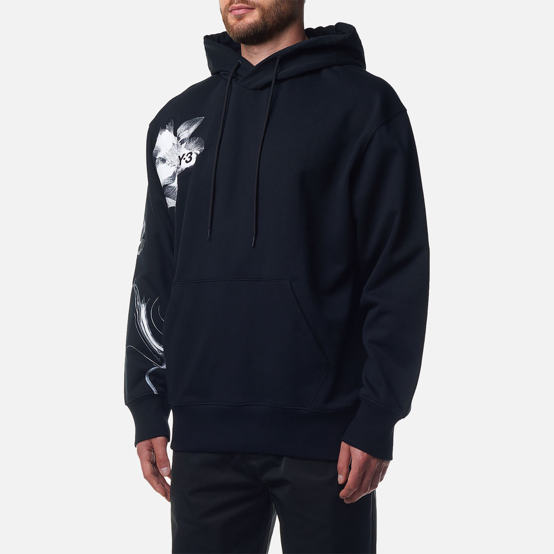 Y-3 Мужская толстовка Graphic French Terry Hoodie