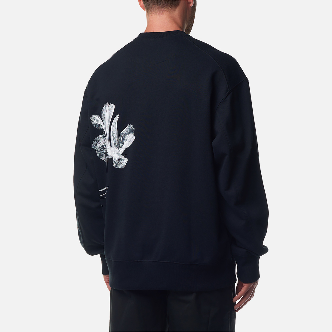 Y-3 Мужская толстовка Graphic French Terry Crew