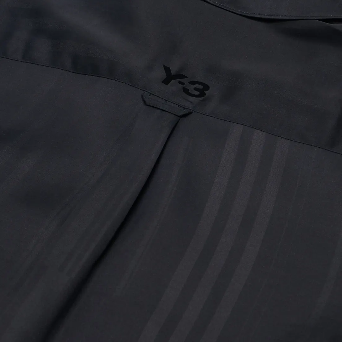 Y-3 Мужская рубашка 3-Stripes Cupro