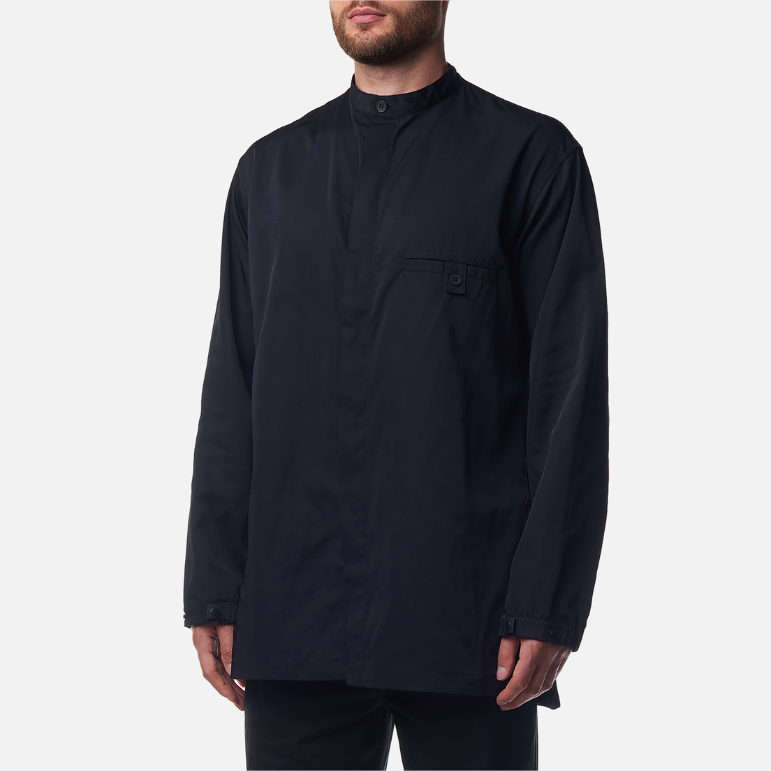 Y-3 Мужская рубашка Nylon Twill Overshirt