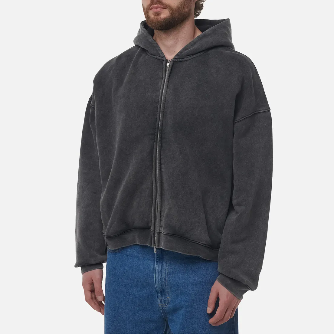 REPRESENT Мужская толстовка Initial Boxy Zip Hoodie