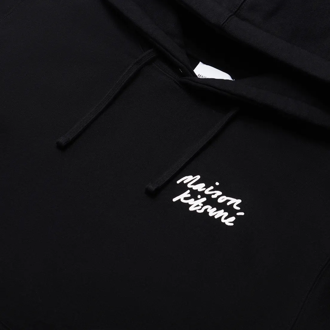 Maison Kitsune Мужская толстовка Mini Handwriting Loose Hoodie