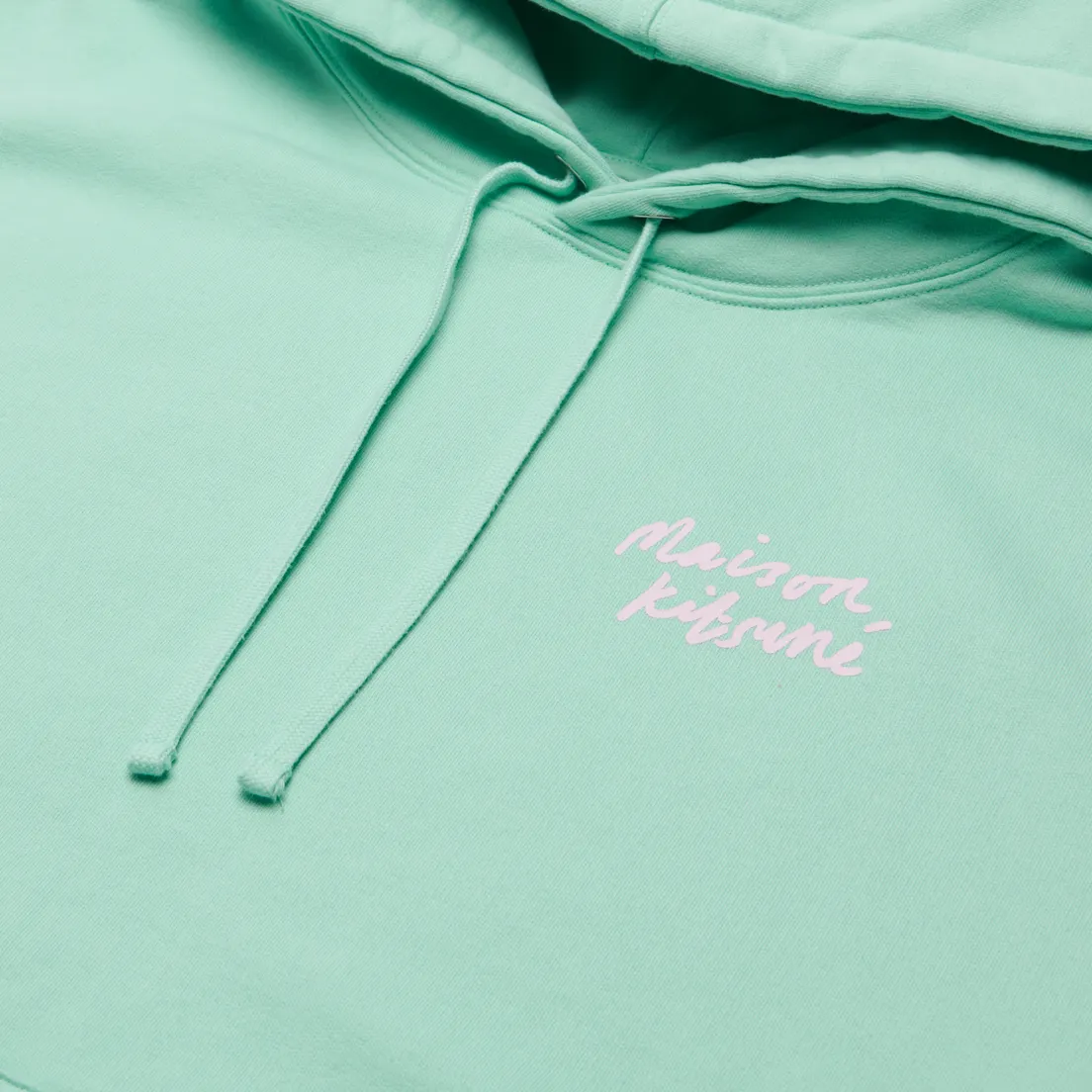 Maison Kitsune Мужская толстовка Mini Handwriting Loose Hoodie