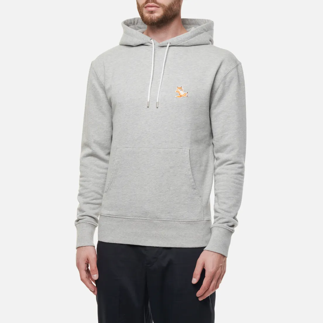 Maison Kitsune Мужская толстовка Chillax Fox Patch Classic Hoodie