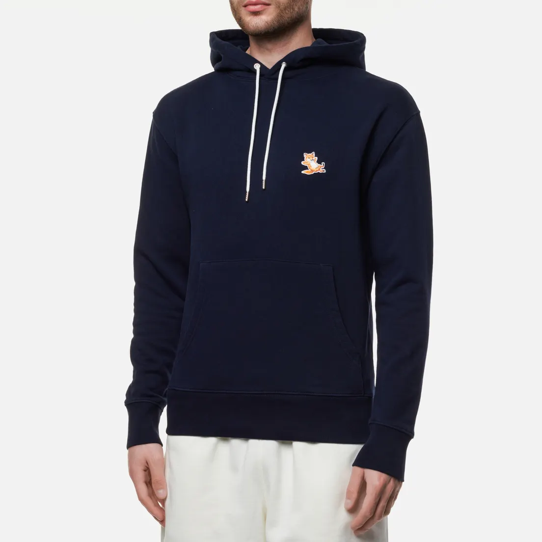 Maison Kitsune Мужская толстовка Chillax Fox Patch Classic Hoodie