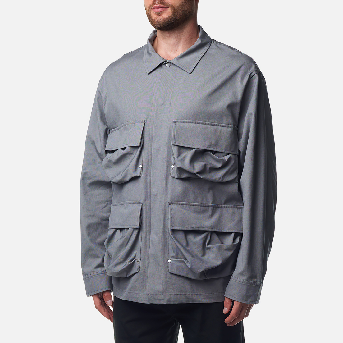 Y-3 Мужская рубашка Pocket Workwear Overshirt