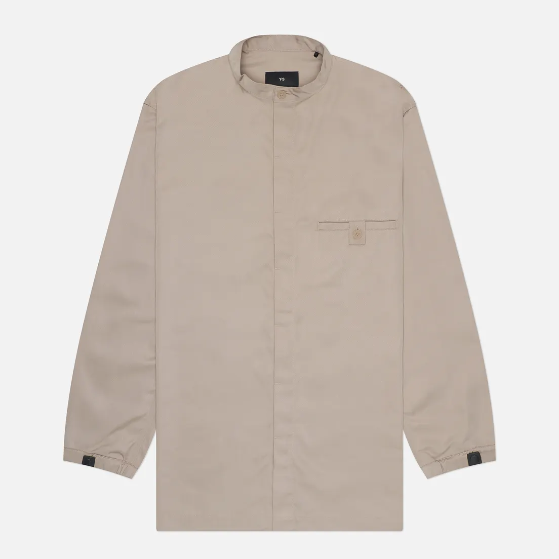 Y-3 Мужская рубашка Nylon Twill Overshirt