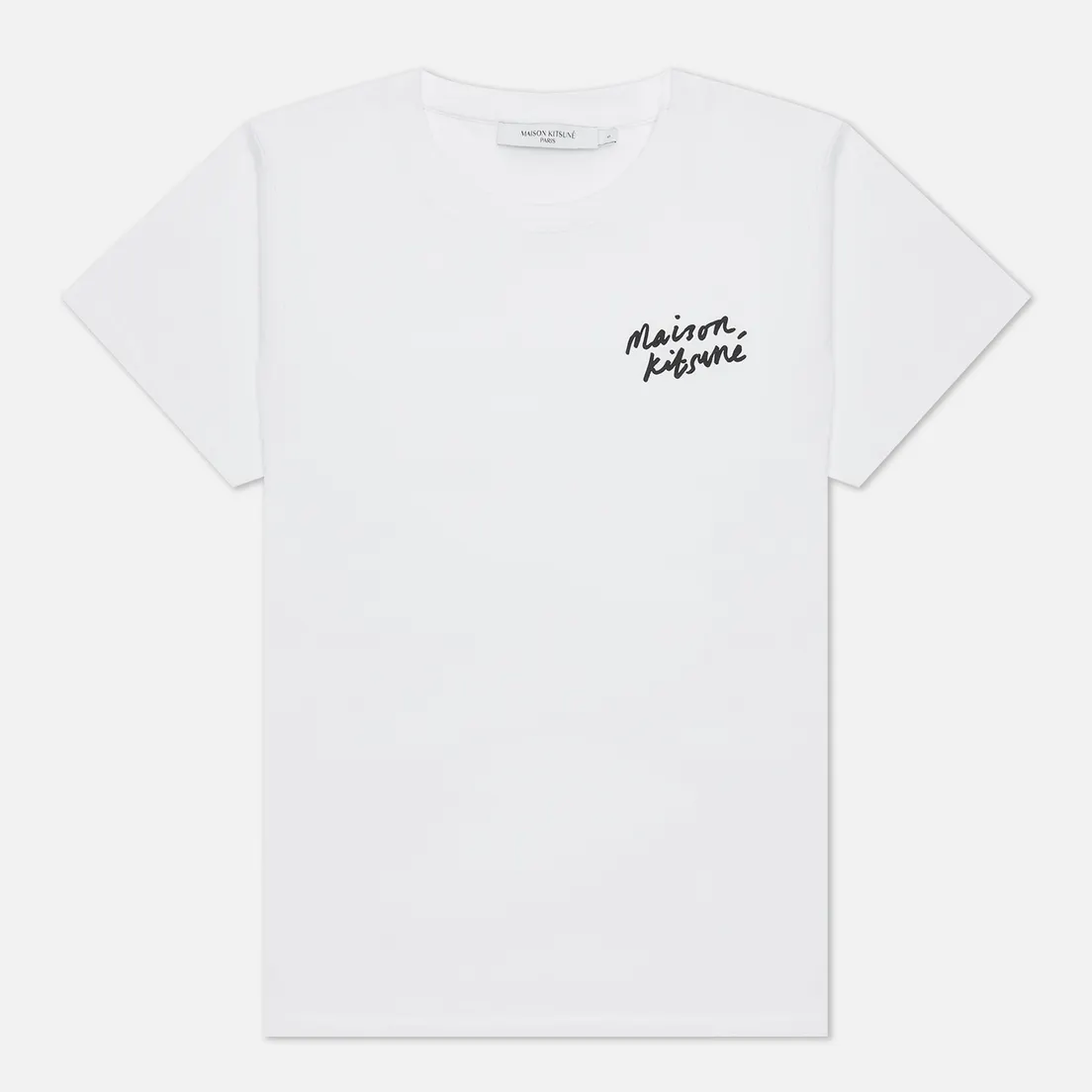 Maison Kitsune Женская футболка Mini Handwriting Classic