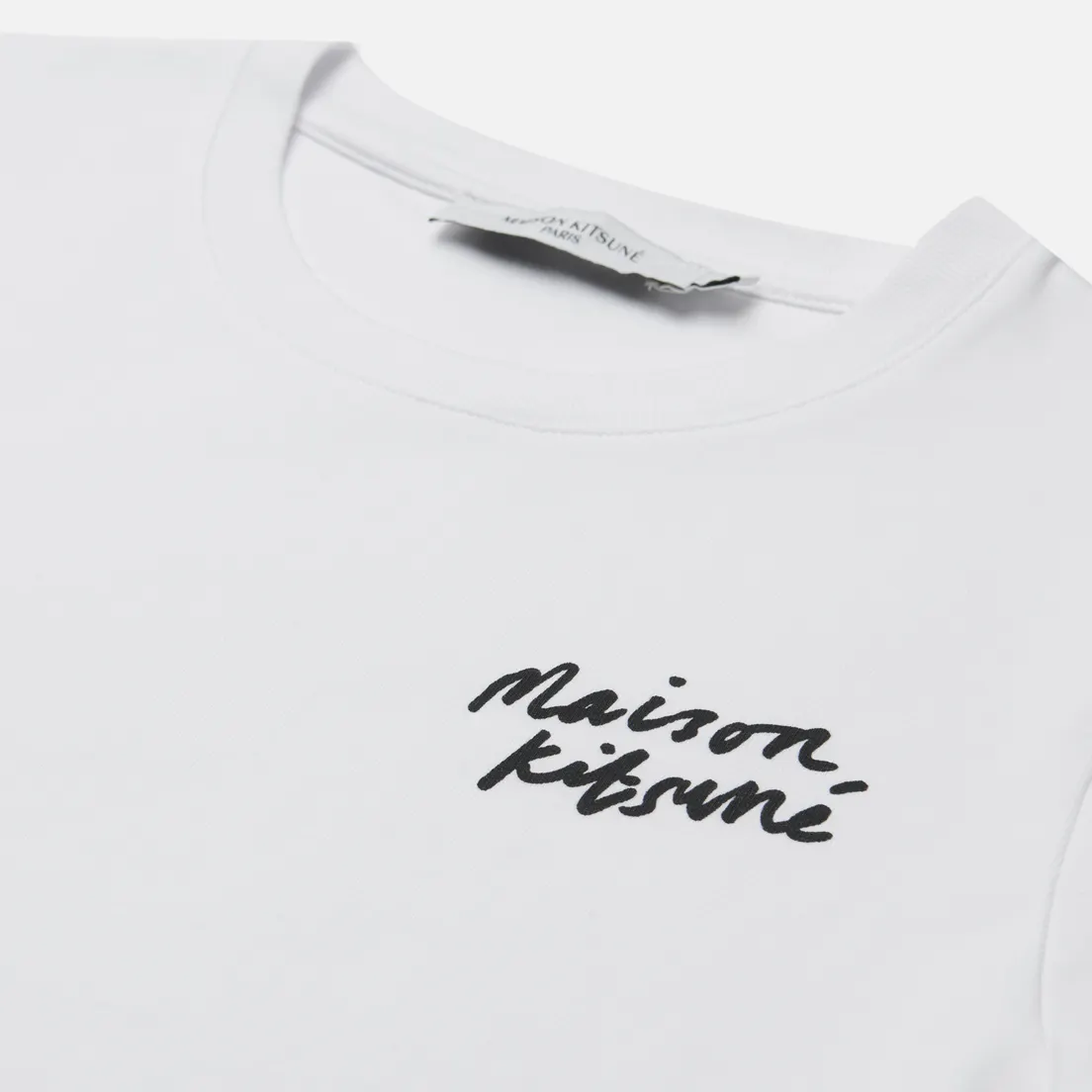Maison Kitsune Женская футболка Mini Handwriting Classic