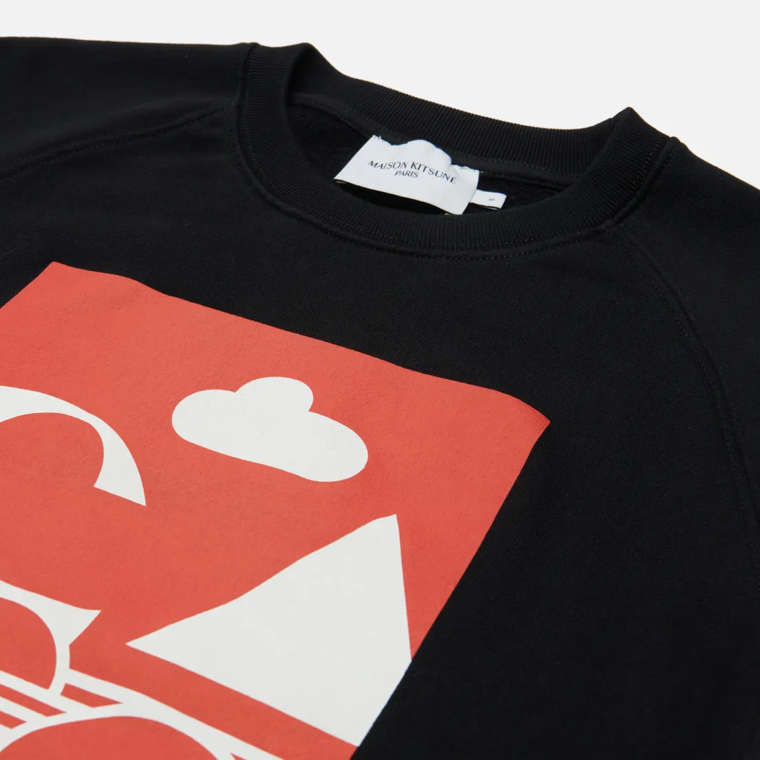 Maison Kitsune Женская толстовка Red Anthony Burrill Adjusted