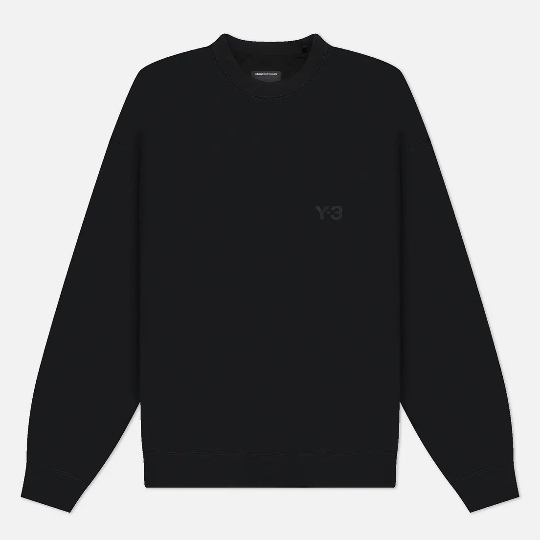Y-3 Мужская толстовка Brushed Terry Crew
