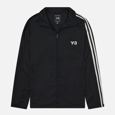  Мужская олимпийка Y-3 Refined Wool 3-Stripes Track Top, цвет чёрный, размер L