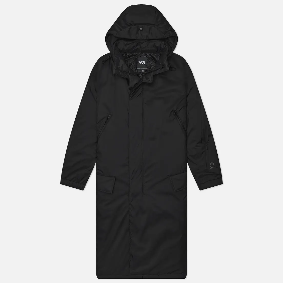 Y-3 Мужская куртка парка Padded Hooded