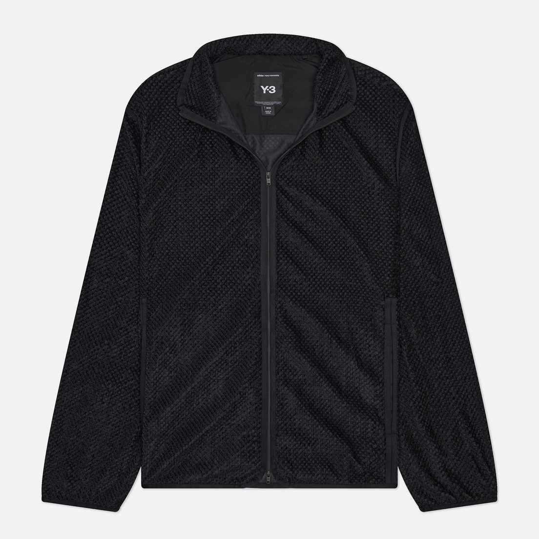 Y-3 Мужская олимпийка Waffle Warp Knit Track Top