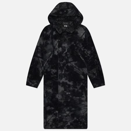  Мужская куртка парка Y-3 Allover Print Padded, цвет чёрный, размер S