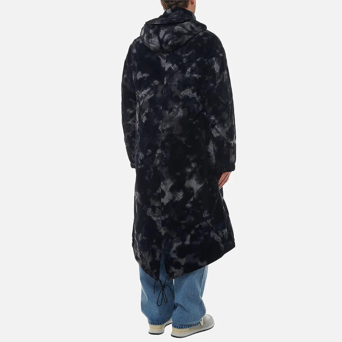 Y-3 Мужская куртка парка Allover Print Padded