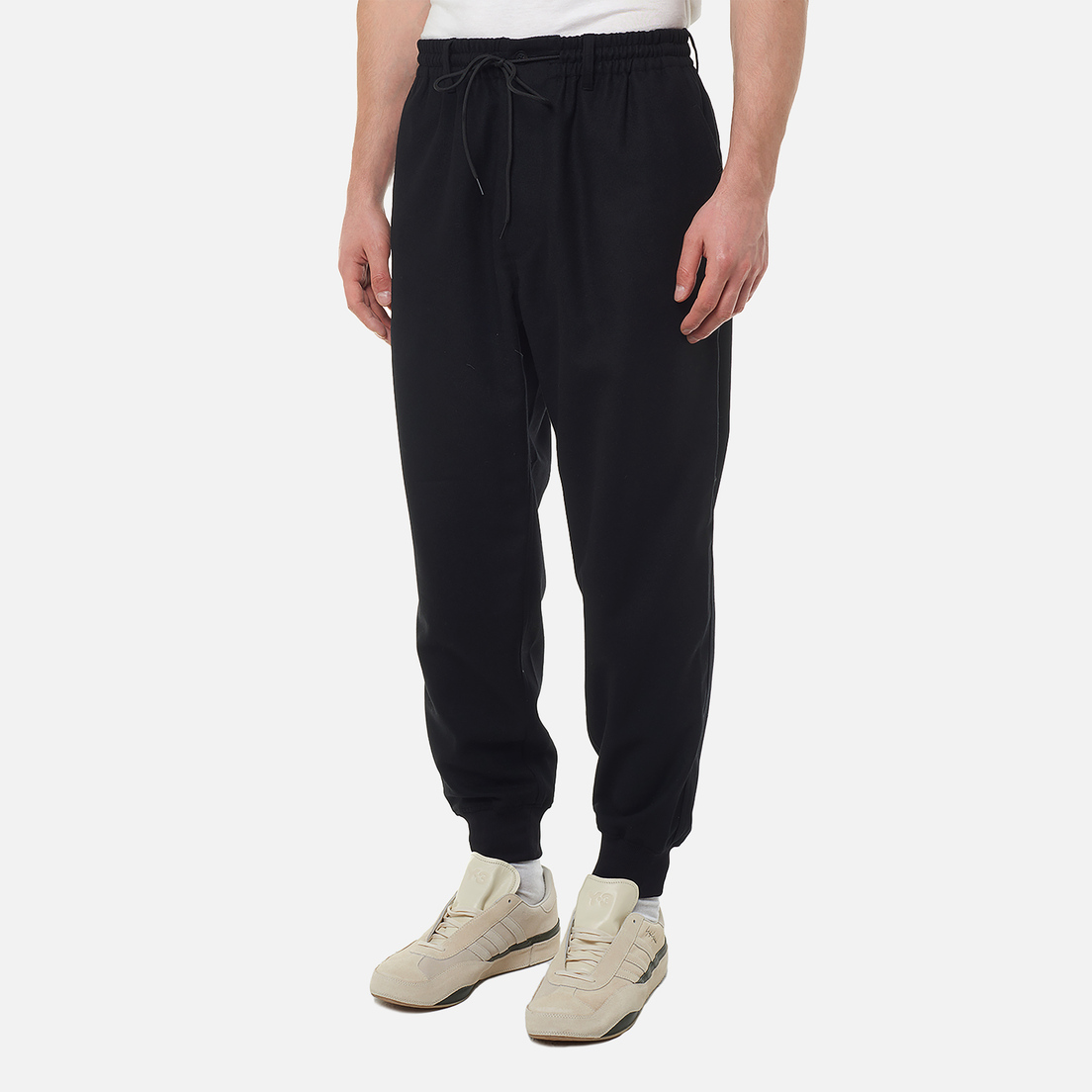 Y-3 Мужские брюки Wool Flannel Cuffed Joggers