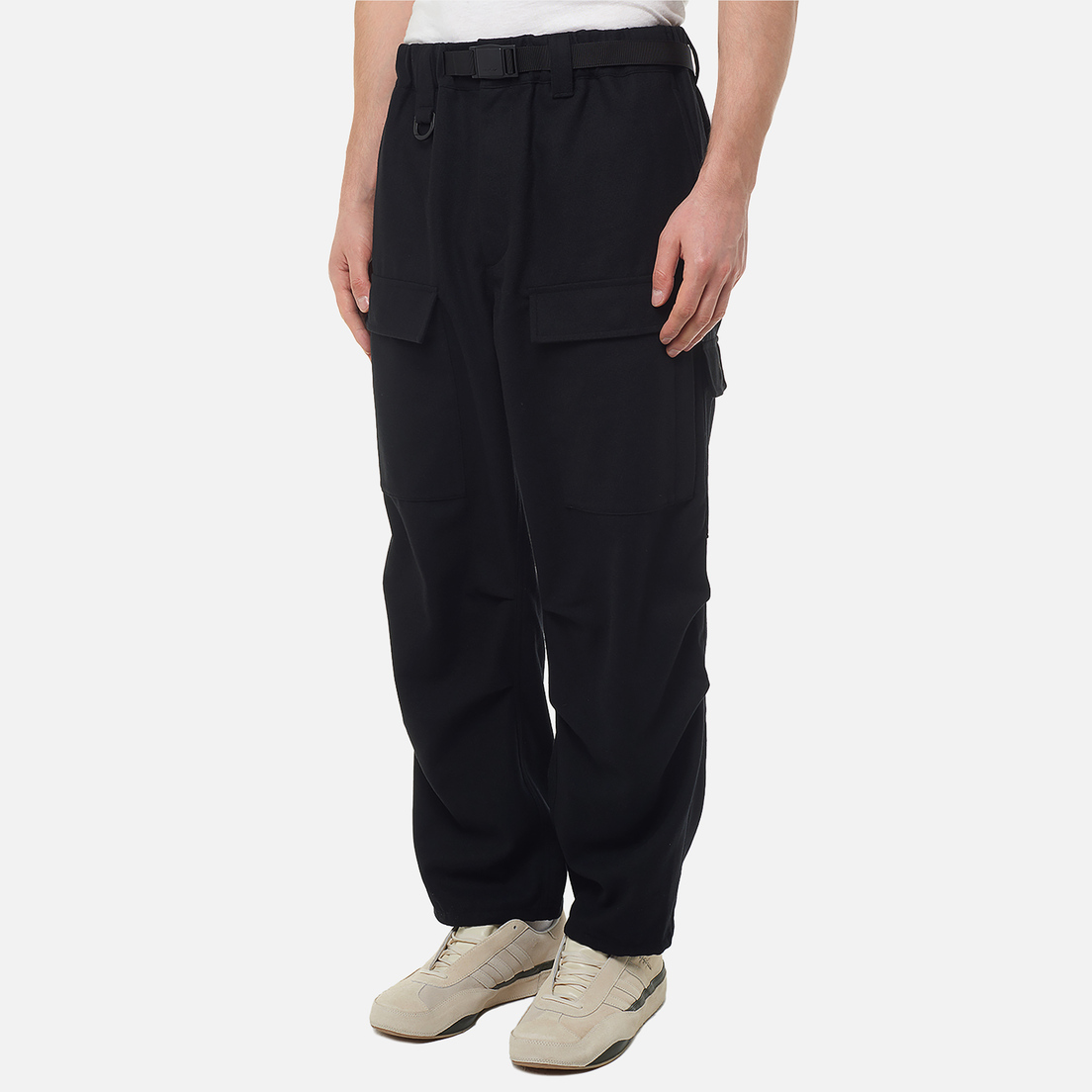 Y-3 Мужские брюки Wool Flannel Cargo Joggers