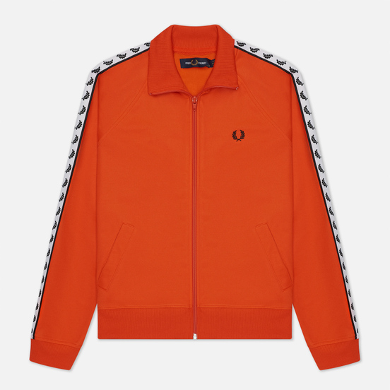 Женская олимпийка Fred Perry Sports Authentic Taped Track Tangerine Tango